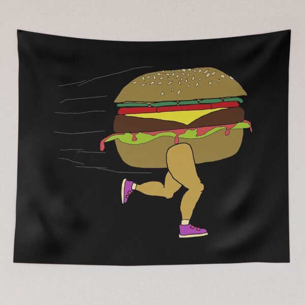Item preview, Food lovers, Running burger designed and sold by Hypnotees.