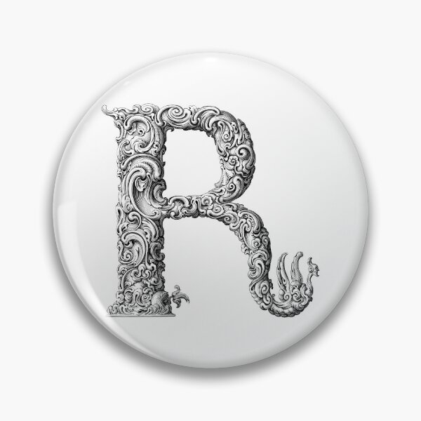 Artikelvorschau, Fantasiebuchstabe "R" entworfen und verkauft von GazCoDesign.