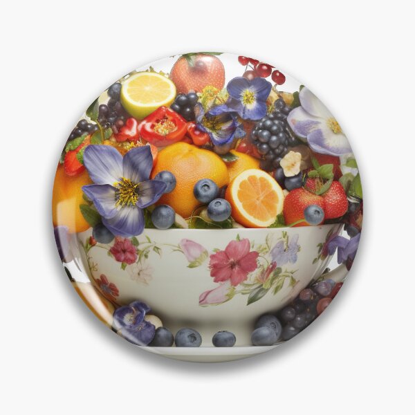 Item preview, Giant Tea cup of fruits and flowers, isolated PNG 25 designed and sold by jetaiart.