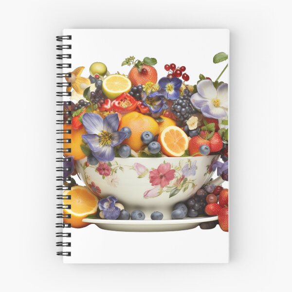 Item preview, Giant Tea cup of fruits and flowers, isolated PNG 25 designed and sold by jetaiart.