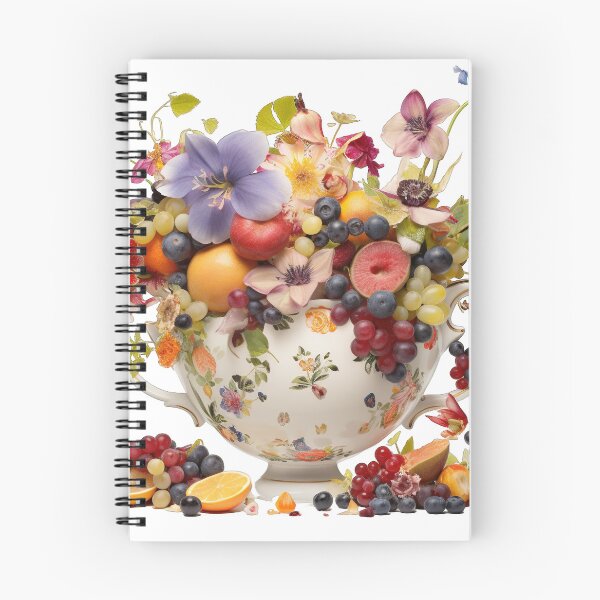 Item preview, Giant Tea cup of fruits and flowers, isolated PNG 26 designed and sold by jetaiart.