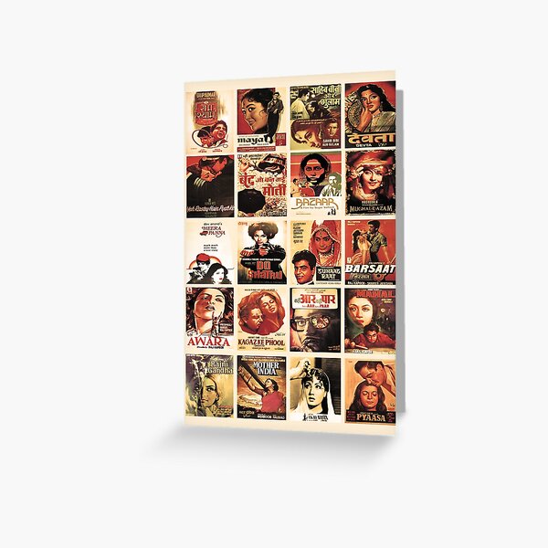 Item preview, Old Movies Bollywood Poster designed and sold by lettersbysid.