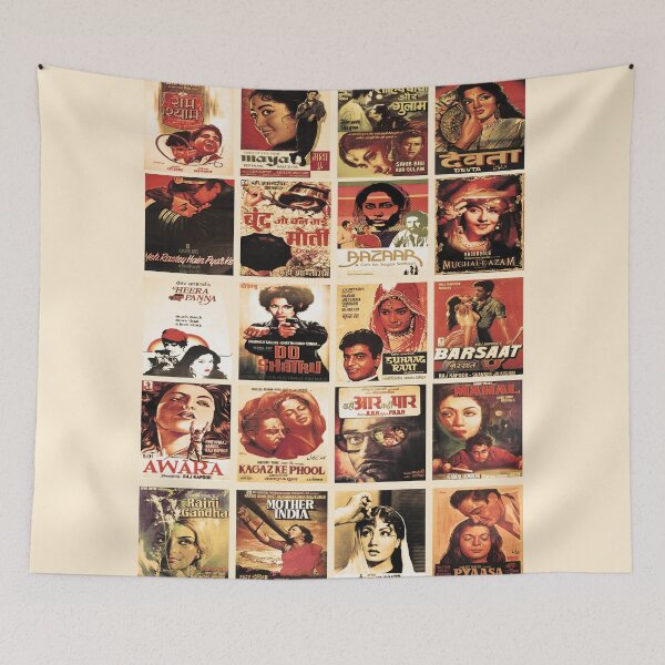 Item preview, Old Movies Bollywood Poster designed and sold by lettersbysid.