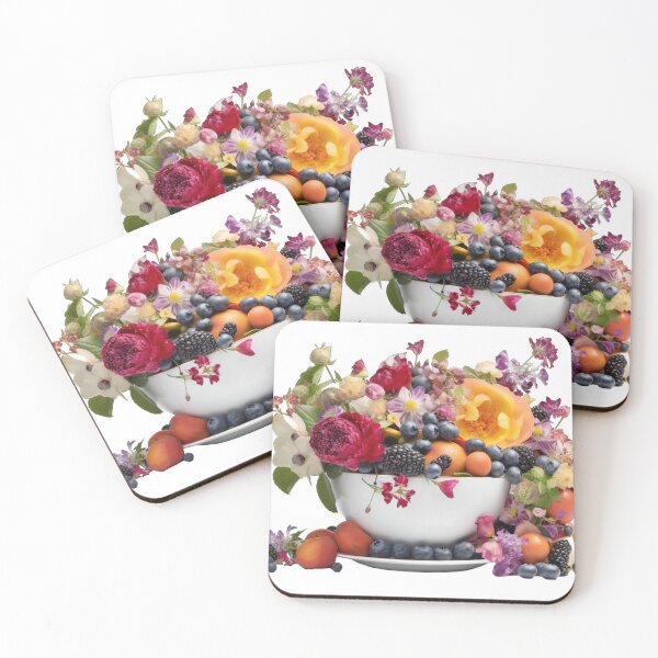 Item preview, Giant Tea cup of fruits and flowers, isolated PNG 27 designed and sold by jetaiart.