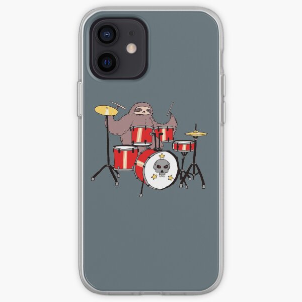 Drum Set Sloth iPhone Soft Case