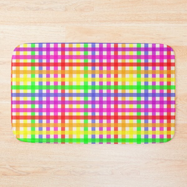 Item preview, Rainbow Gingham designed and sold by PatternTitan.