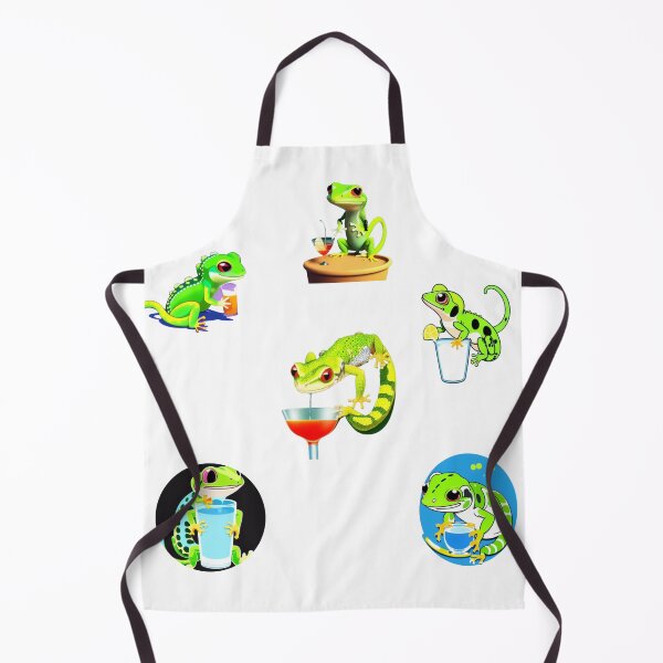 Item preview, Gecko Having a Drink designed and sold by HanaiPrint.