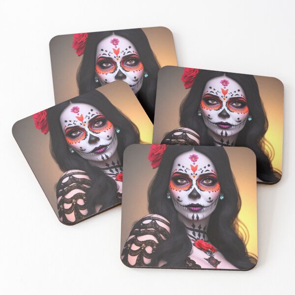 Item preview, Colorful La Catrina portraits brought to life designed and sold by ArtCreator2023.