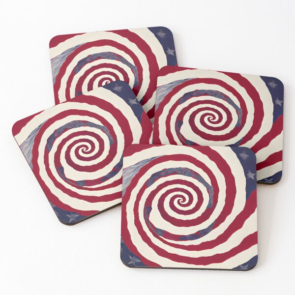 Item preview, Abstract Swirled American Flag designed and sold by Zissou92.