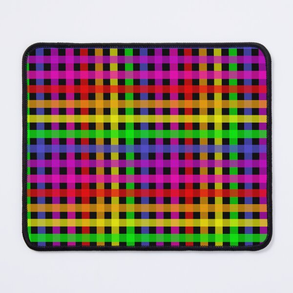 Item preview, Rainbow Gingham designed and sold by PatternTitan.