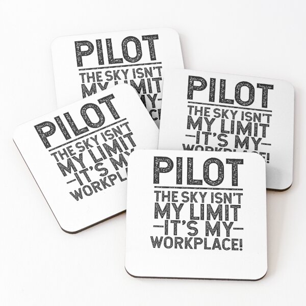 Item preview, Pilot -The Sky Is Not My Limit It Is My Workplace! designed and sold by TeesYouWant.