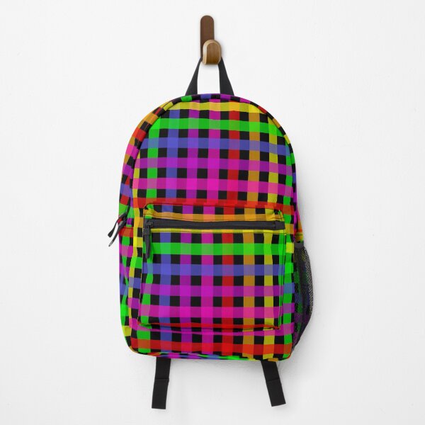 Item preview, Rainbow Gingham designed and sold by PatternTitan.