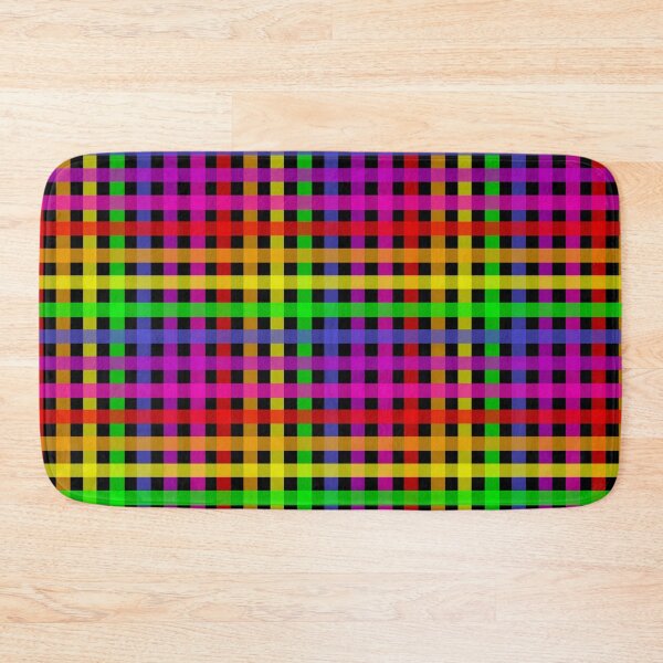 Item preview, Rainbow Gingham designed and sold by PatternTitan.