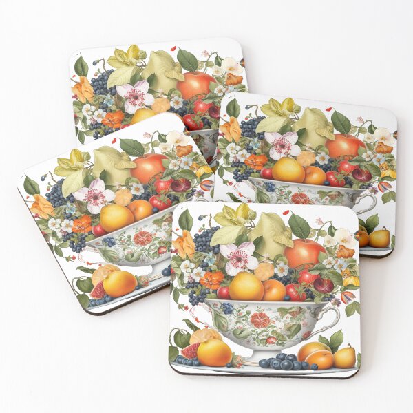 Item preview, Giant Tea cup of fruits and flowers, isolated PNG 29 designed and sold by jetaiart.