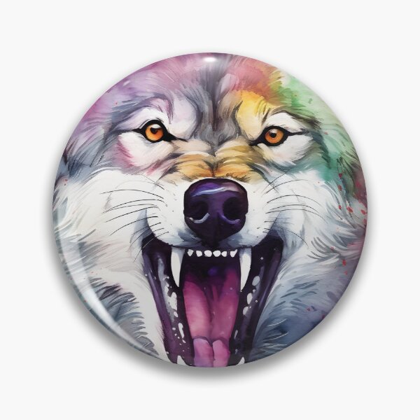 Item preview, Hage Wolf Art | Colorful Wolf | Wolf Lover designed and sold by henrique37.