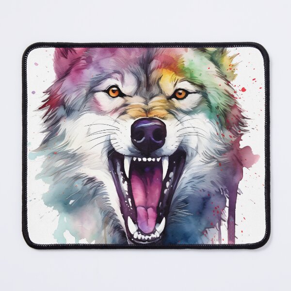 Item preview, Hage Wolf Art | Colorful Wolf | Wolf Lover designed and sold by henrique37.