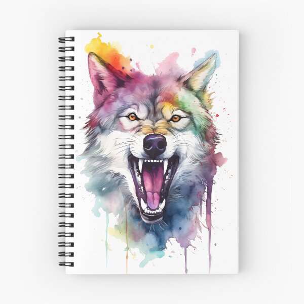 Item preview, Hage Wolf Art | Colorful Wolf | Wolf Lover designed and sold by henrique37.