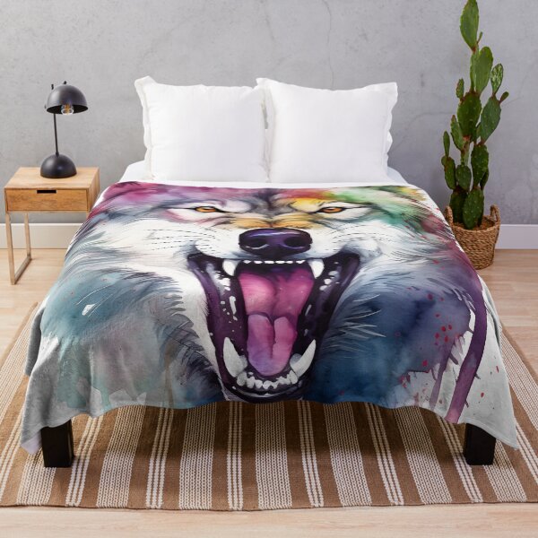 Item preview, Hage Wolf Art | Colorful Wolf | Wolf Lover designed and sold by henrique37.