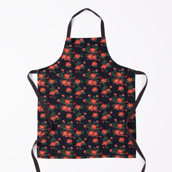 Item preview, Tiling pixelated Japanese flowers designed and sold by paulstamp.