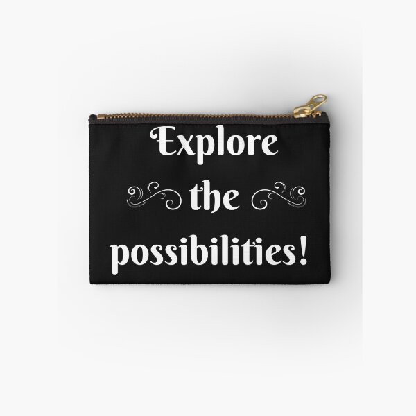 Item preview, Explore the possibilities. Black and white design. designed and sold by Msmlcobb.