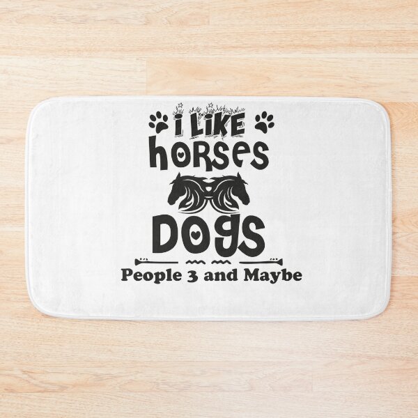 Item preview, I Like Horses, Dogs, and Maybe 3 People : A Quirky Expression of Animal Love and Selective Friendships designed and sold by storefoxmix.