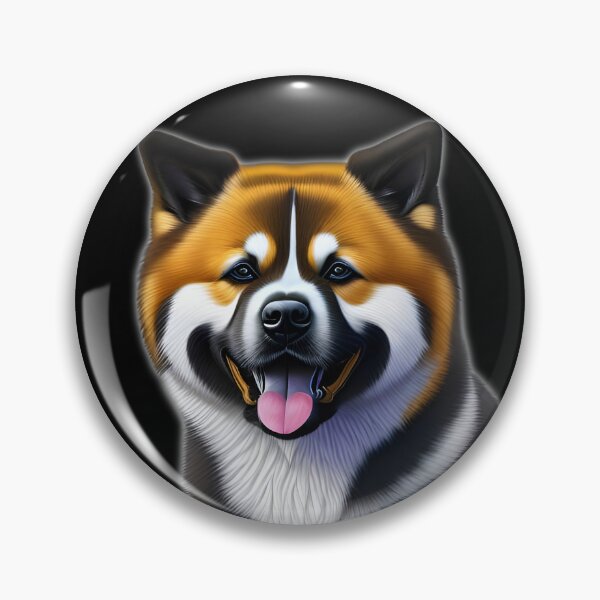 Item preview, Akita dog, charcoal drawing Ai Generated Art  designed and sold by ACC .