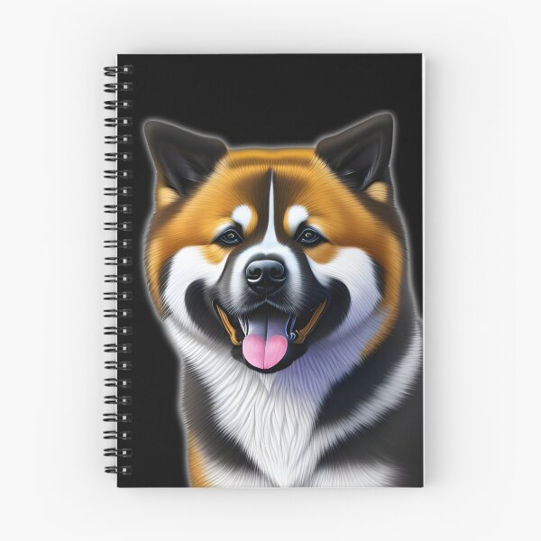 Item preview, Akita dog, charcoal drawing Ai Generated Art  designed and sold by ACC .