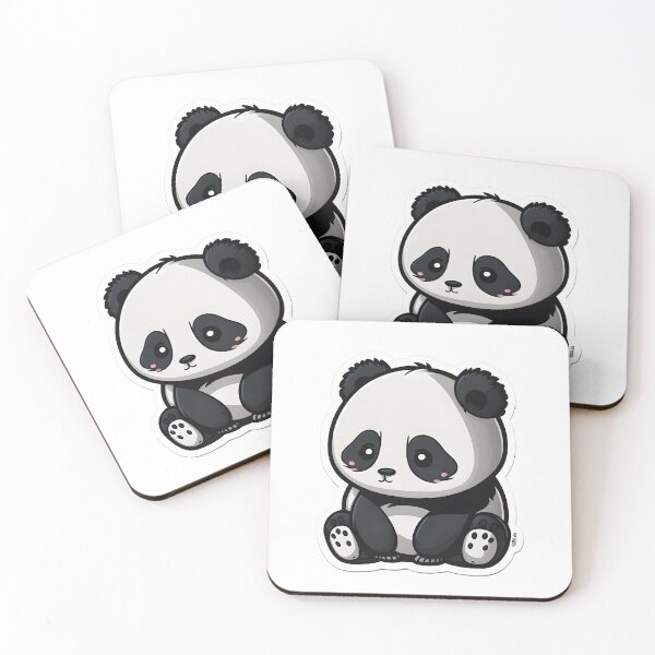 Item preview, Cute Chibi Panda Bear designed and sold by RoboRembrandt.