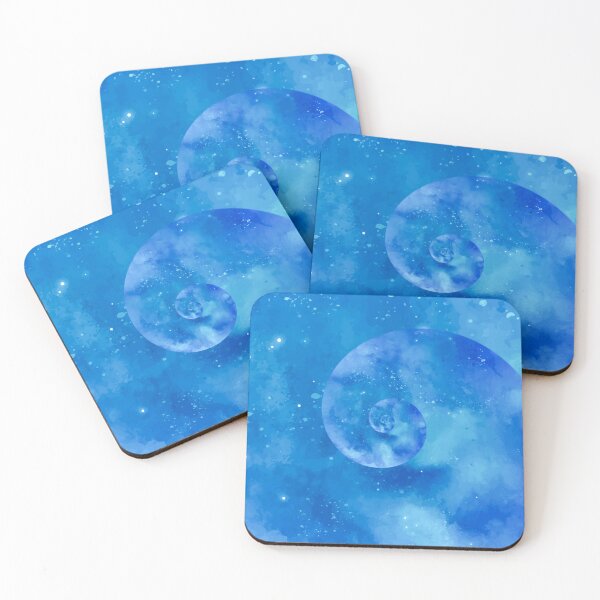 Item preview, Starry blue background with optical spiral and futuristic design designed and sold by Paolo Modena Photography    -   Fine Italian Art.