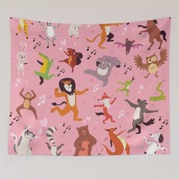 Item preview, Dancing animals designed and sold by KomalArteShop.