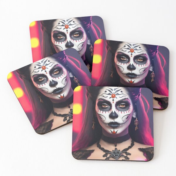 Item preview, The Beauty of Death: Realistic La Catrina Portraits designed and sold by ArtCreator2023.