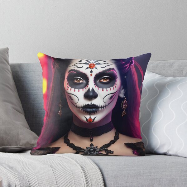 Item preview, The Beauty of Death: Realistic La Catrina Portraits designed and sold by ArtCreator2023.