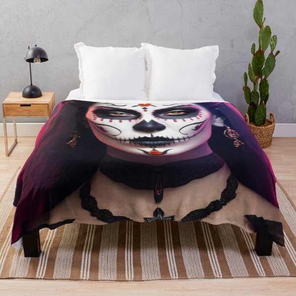 Item preview, The Beauty of Death: Realistic La Catrina Portraits designed and sold by ArtCreator2023.
