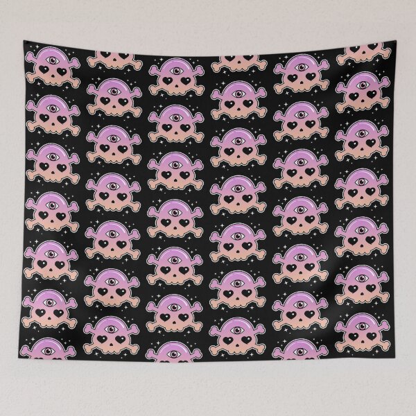 Item preview, Pink Kawaii Skull designed and sold by sasyall.