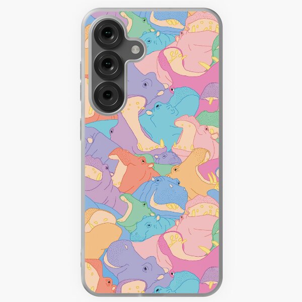 Item preview, Laughing Hippos - pastel designed and sold by Hippopottermiss.