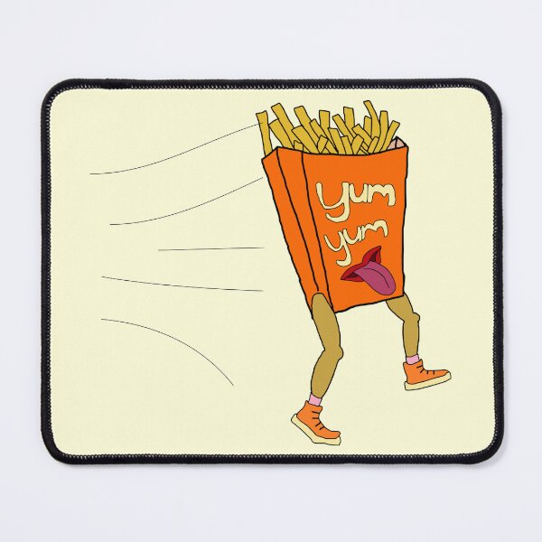 Item preview, Food lovers, Running Fries designed and sold by Hypnotees.
