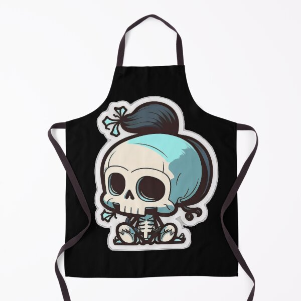 Item preview, Cute Goth Chibi Skull Child designed and sold by RoboRembrandt.