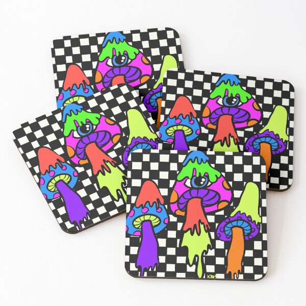 Item preview, Neon Shroomies designed and sold by crispyleaves.