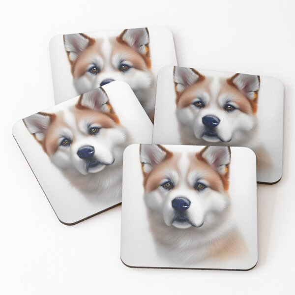 Item preview, Akita dog, charcoal drawing Ai Generated Art  designed and sold by ACC .
