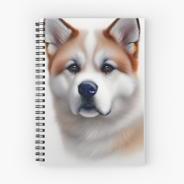 Item preview, Akita dog, charcoal drawing Ai Generated Art  designed and sold by ACC .