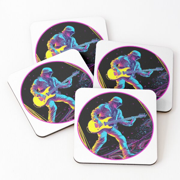 Item preview, Guitar Player In Space designed and sold by retrotshirtsai.