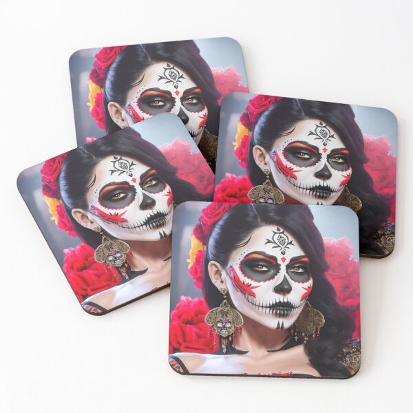 Item preview, Immortalized icon of the dead: Realistic portraits of La Catrina designed and sold by ArtCreator2023.