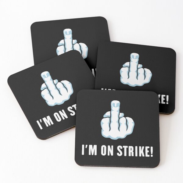 Item preview, The Middle Finger – I’m On Strike! (Picket) designed and sold by MrFaulbaum.