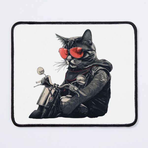 Item preview, Outlaw Biker Kitty Cat designed and sold by Bad Kitties.