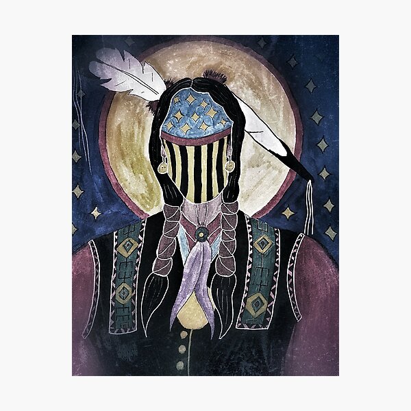 Old medicine man Photographic Print