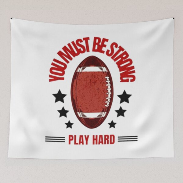 Item preview, Play hard - american football slogan designed and sold by Blue  Dragon.