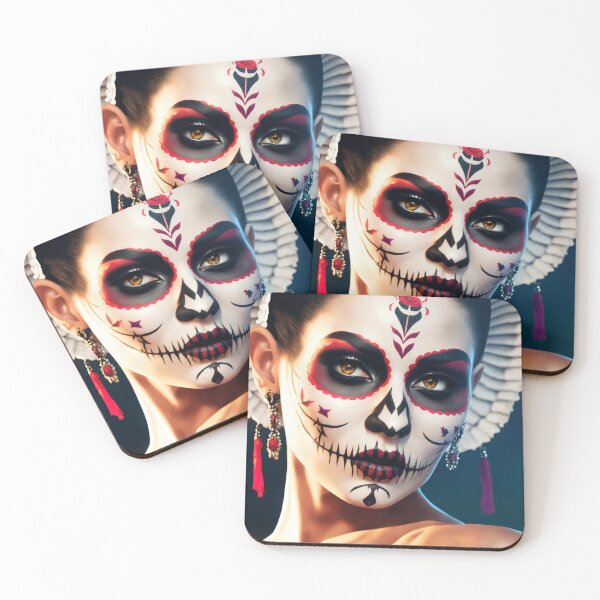 Item preview, Death in Color: Realistic La Catrina Portraits designed and sold by ArtCreator2023.