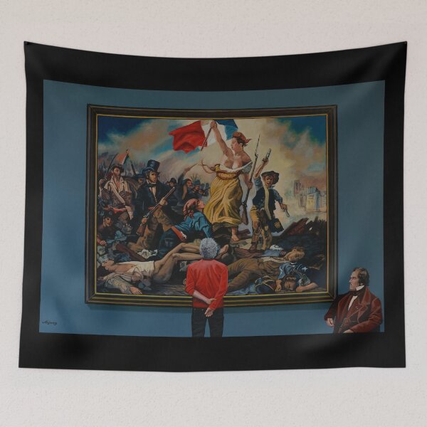 Item preview, Liberty leads the people by Delacroix Painting designed and sold by PaulMeijering.