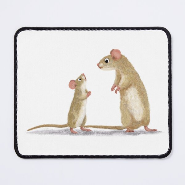 Item preview, Mother mouse and baby mouse kissing designed and sold by Fionna Bottema.