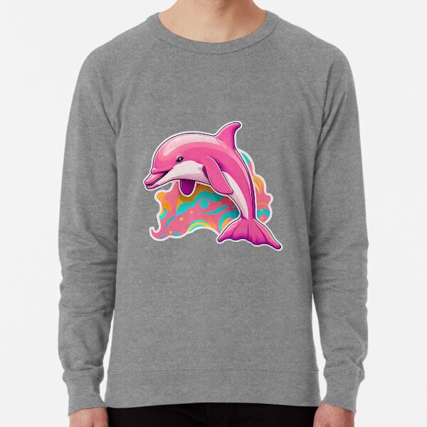 Pink dolphin deals sweatshirt